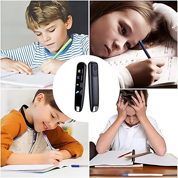 CARVALHO AI Smart Translation Pen - Offline OCR Text Scanner & Voice Translator (142 Languages) for Travel & Dyslexia