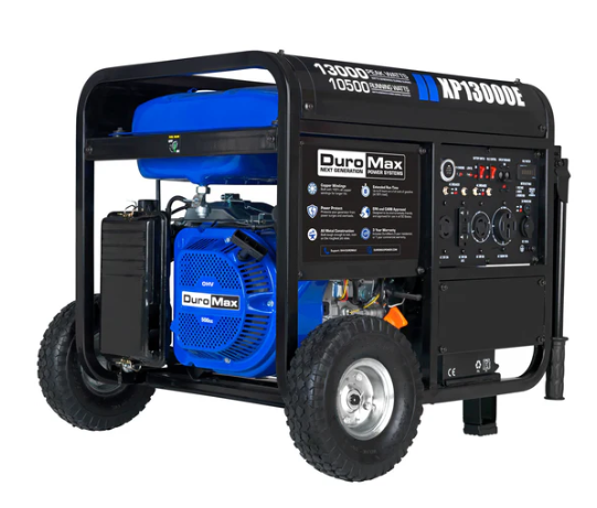 DuroMax 13,000 Watt Gasoline Portable Generator
